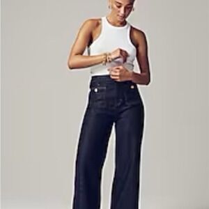 J.Crew Sailor denim trouser in Rinse wash Sz 26